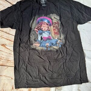 Five Nights at Freddy's Kids Black Doll Graphic Tee